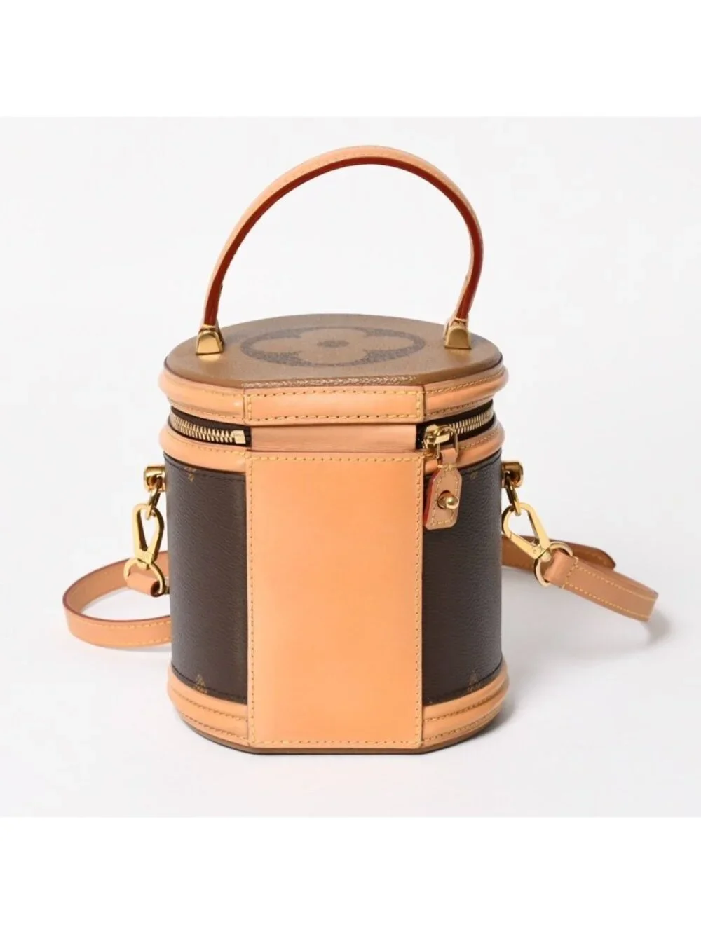 Louis Vuitton Cannes Vanity Monogram Giant Brown Reverse Shoulder Bag